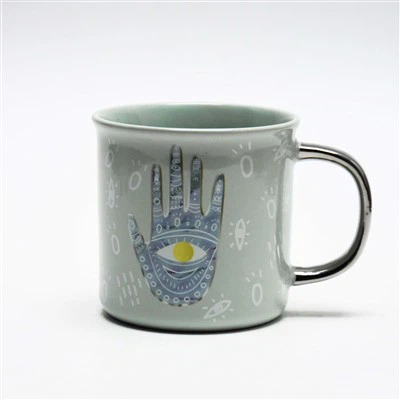 456cc Großhandel Odd Style Pad Printing Keramic Kaffeetasse